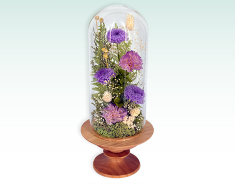 プリザーブドフラワー電報（ヴィオラ）